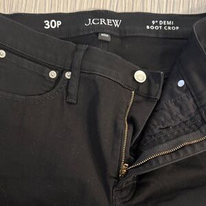 J. Crew Women's Black Bootcut Jeans